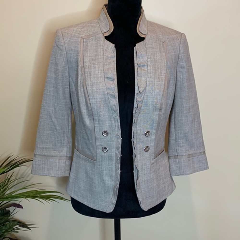 WHBM short peplum jacket